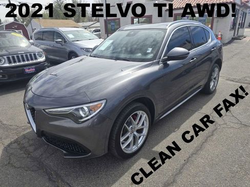 Used 2021 Alfa Romeo Stelvio Ti w/ Active Assist 2 Package TI AWD/4WD image 1