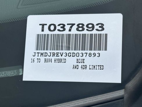 Used 2016 Toyota RAV4 Limited AWD/4WD image 14