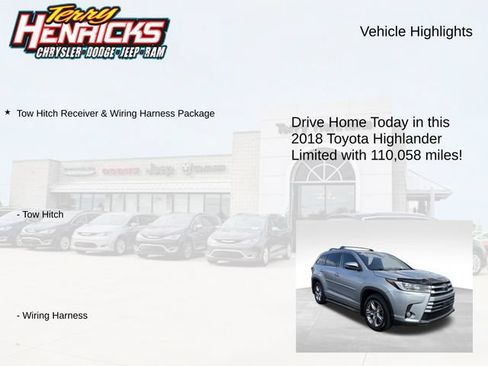 Used 2018 Toyota Highlander Limited AWD/4WD image 4