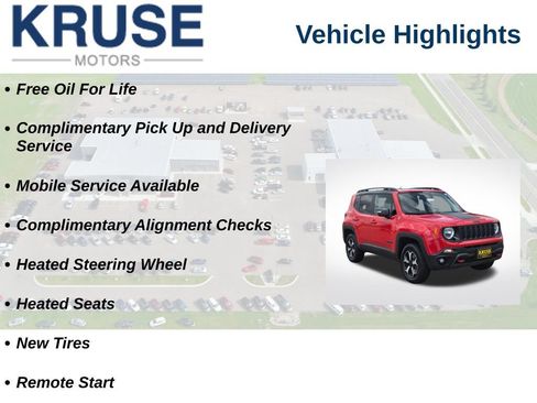 Used 2020 Jeep Renegade Trailhawk w/ Cold Weather Group AWD/4WD image 10