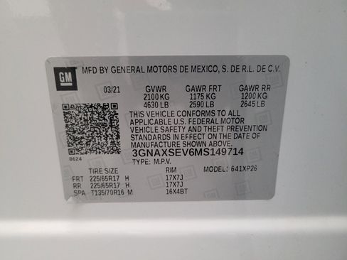 Used 2021 Chevrolet Equinox LS w/ LS Convenience Package AWD/4WD image 33