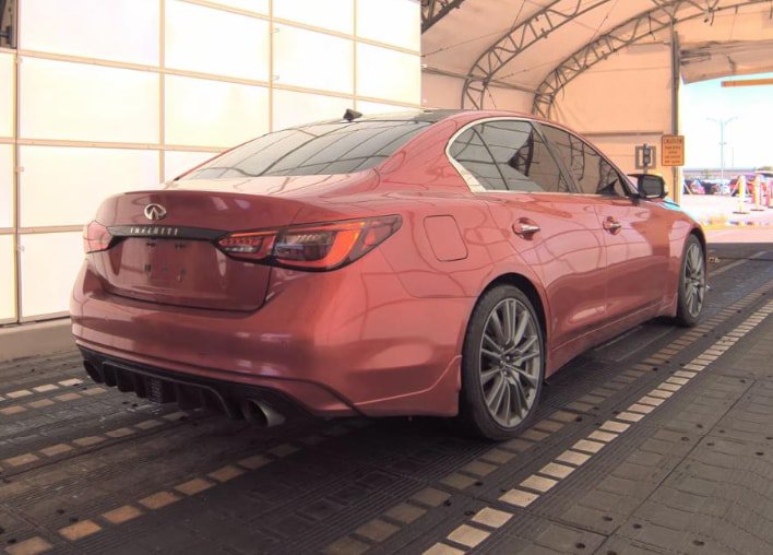 Used 2018 INFINITI Q50 Red Sport 400 w/ Sensory Package (Sport) RWD image 12