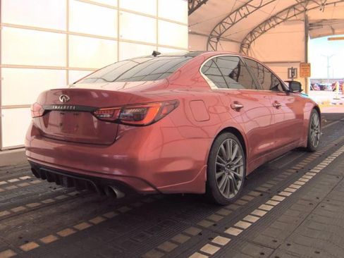 Used 2018 INFINITI Q50 Red Sport 400 w/ Sensory Package (Sport) RWD image 12