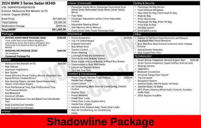 Used 2024 BMW M340i w/ Driving Assistance Package RWD image 26
