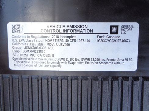 Used 2018 Chevrolet Silverado 3500 W/T RWD image 13
