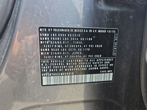 Used 2020 Volkswagen Tiguan S AWD/4WD image 41