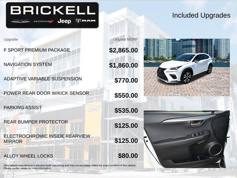 Used 2019 Lexus NX 300 F Sport w/ F Sport Premium Package AWD/4WD image 5