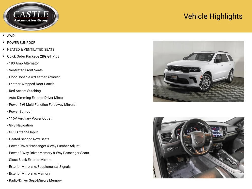 Used 2024 Dodge Durango GT AWD/4WD image 3