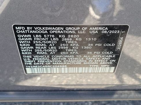 Used 2024 Volkswagen Atlas Cross Sport SEL R-Line AWD/4WD image 33