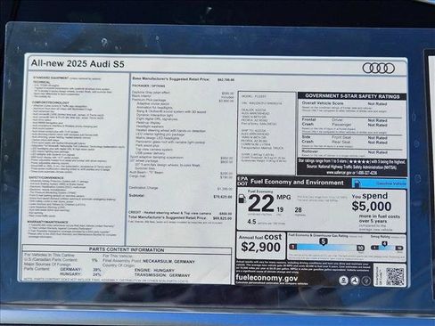 New 2025 Audi S5 Premium Plus AWD/4WD image 17