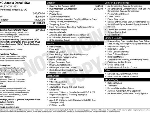 Used 2022 GMC Acadia Denali w/ Denali Technology Package image 30