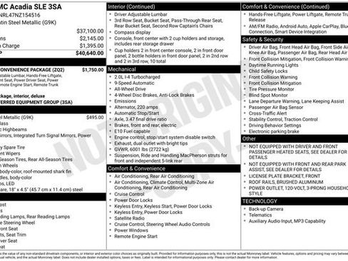 Used 2022 GMC Acadia SLE w/ Driver Convenience Package image 8