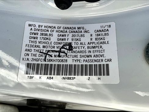 Used 2019 Honda Civic Si image 19