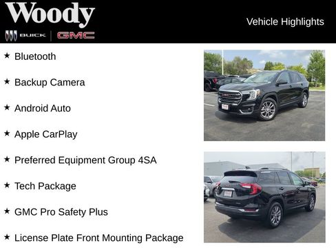 Certified 2022 GMC Terrain SLT w/ Tech Package AWD/4WD image 3