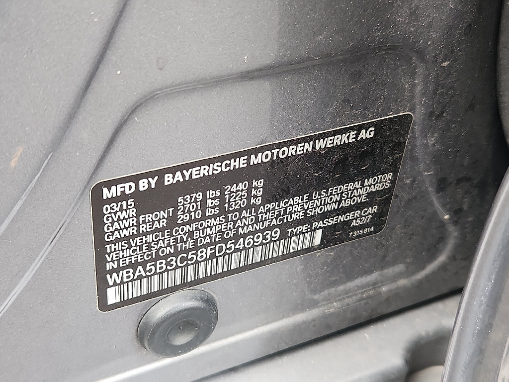 Used 2015 BMW 535i xDrive Sedan AWD/4WD image 26