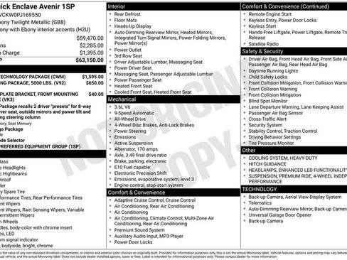 Used 2023 Buick Enclave Avenir w/ Avenir Technology Package image 49