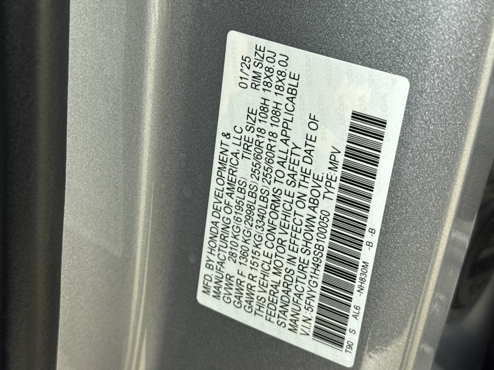 Certified 2025 Honda Pilot EX-L image 29