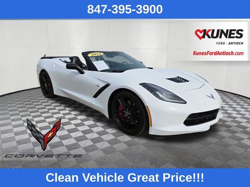 Used 2014 Chevrolet Corvette Stingray Convertible w/ 2LT Preferred Equipment Group RWD image 1
