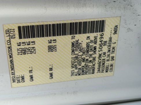 Used 2022 Nissan Maxima SV image 21