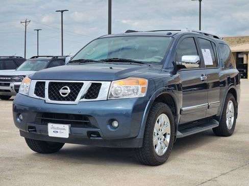 Used 2014 Nissan Armada Platinum w/ 2nd Row Captain Seat Package AWD/4WD image 2