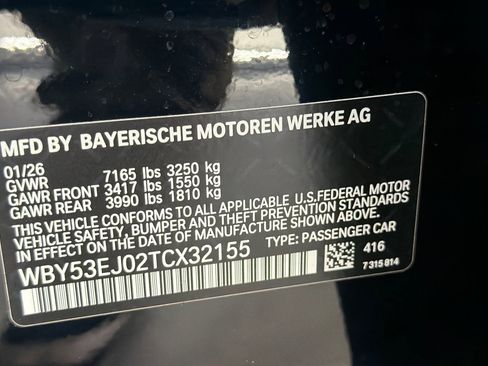 New 2026 BMW i7 xDrive60 image 17