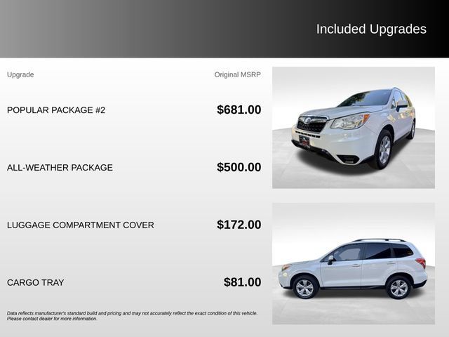 Used 2016 Subaru Forester 2.5i Premium w/ Popular Package #2 AWD/4WD image 9