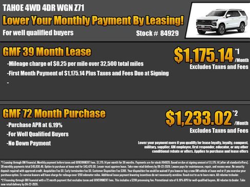 New 2026 Chevrolet Tahoe Z71 w/ Comfort Package AWD/4WD image 2
