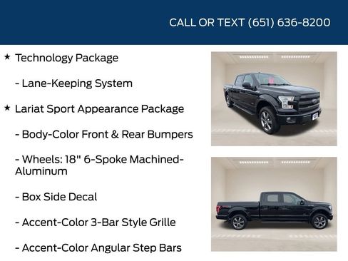 Used 2016 Ford F150 Lariat w/ Equipment Group 502A Luxury image 25