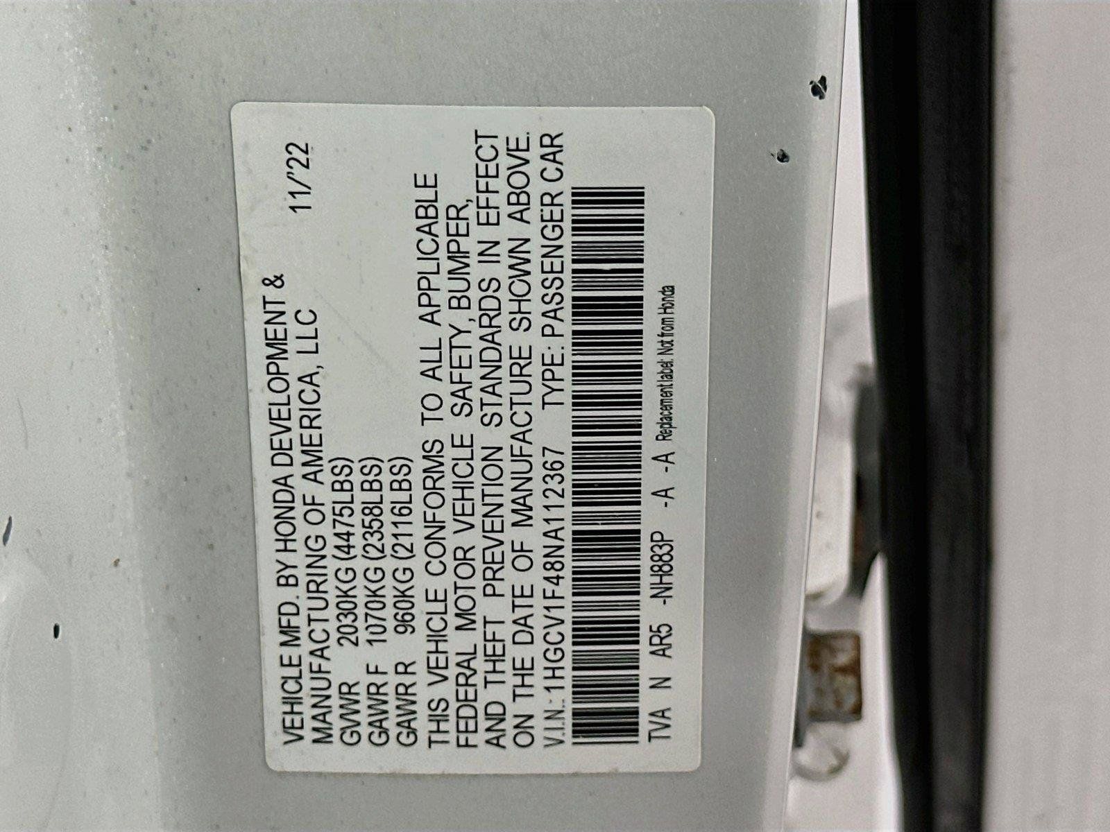 Used 2022 Honda Accord Sport Special Edition image 22