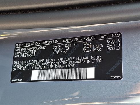 Certified 2024 Volvo XC60 B5 Core w/ Protection Package Premier AWD/4WD image 29