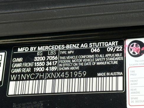 Used 2022 Mercedes-Benz G 63 AMG G 63 AMG Sport Utility 4D image 81