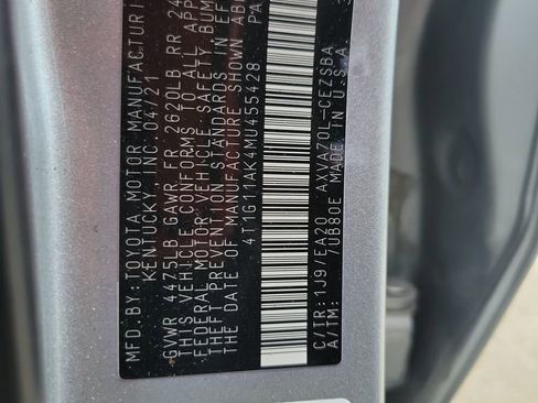 Used 2021 Toyota Camry SE FWD image 37