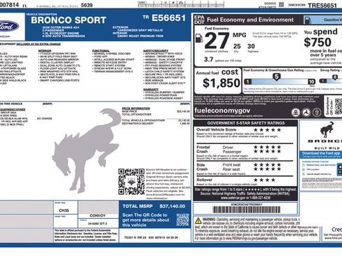 New 2026 Ford Bronco Sport Outer Banks AWD/4WD image 4