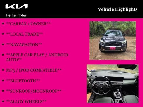 Certified 2024 Kia Seltos SX w/ SX Sunroof Package image 12