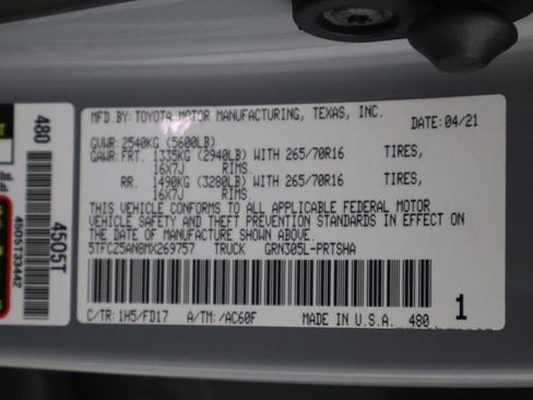 Used 2021 Toyota Tacoma TRD Off-Road image 39