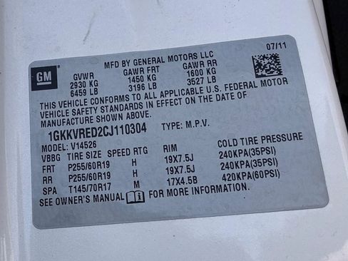 Used 2012 GMC Acadia SLT AWD/4WD image 31