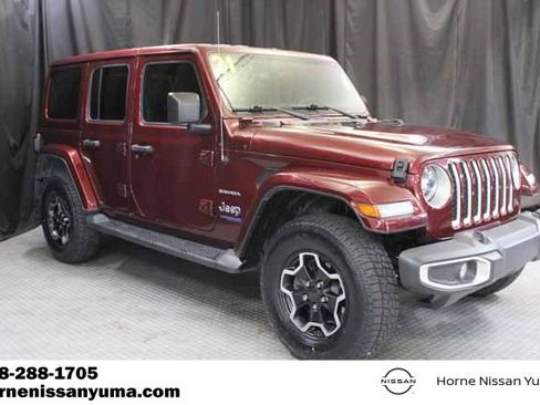 Used 2021 Jeep Wrangler Unlimited Sahara w/ Cold Weather Group image 1