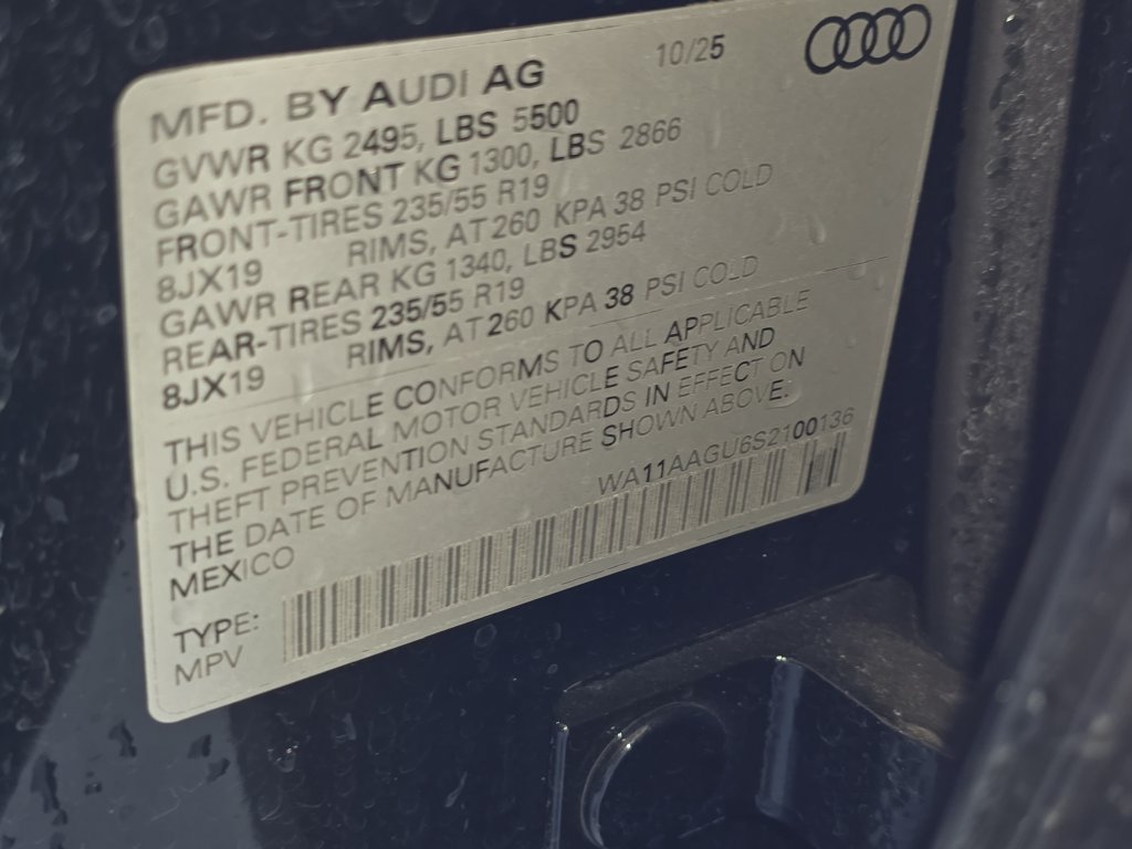 Used 2025 Audi Q5 Premium w/ Convenience Package AWD/4WD image 38
