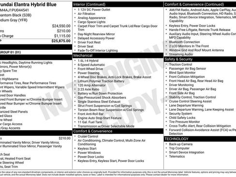 Certified 2023 Hyundai Elantra Blue FWD image 12