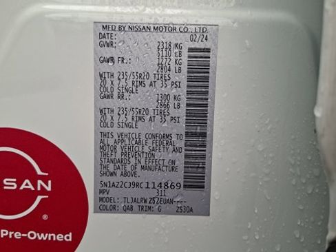 Certified 2024 Nissan Murano SL image 26