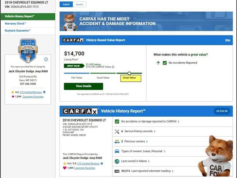 Used 2018 Chevrolet Equinox LT w/ Sun & Infotainment Package image 11