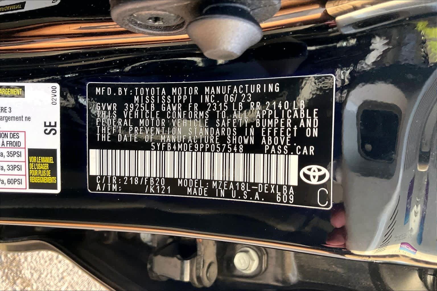 Used 2023 Toyota Corolla LE FWD image 33