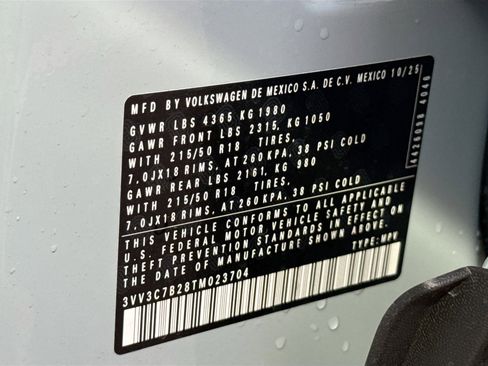 New 2026 Volkswagen Taos SE image 43