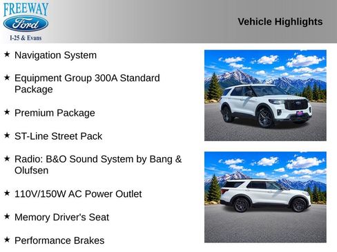 Used 2025 Ford Explorer ST-Line w/ Premium Package AWD/4WD image 2