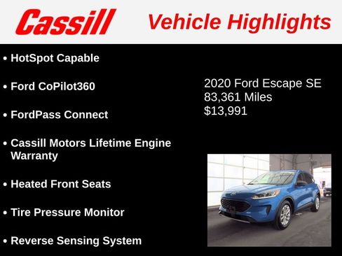 Used 2020 Ford Escape SE FWD image 3