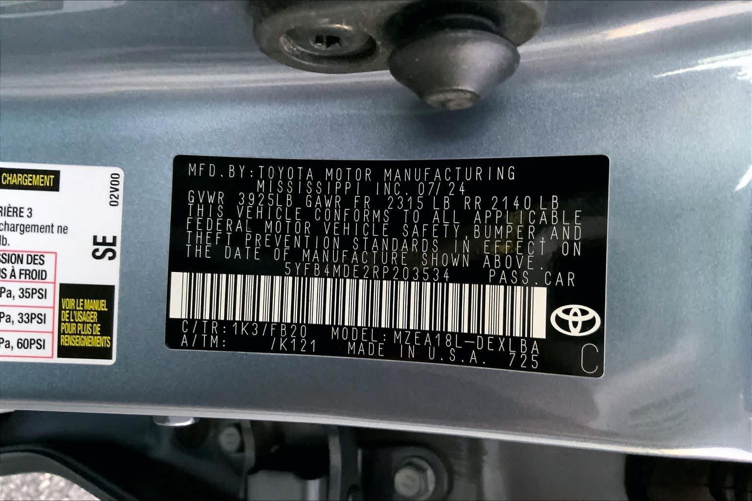 Used 2024 Toyota Corolla LE FWD image 29