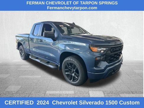 Used 2024 Chevrolet Silverado 1500 Custom w/ Turbomax Blackout Package RWD image 1