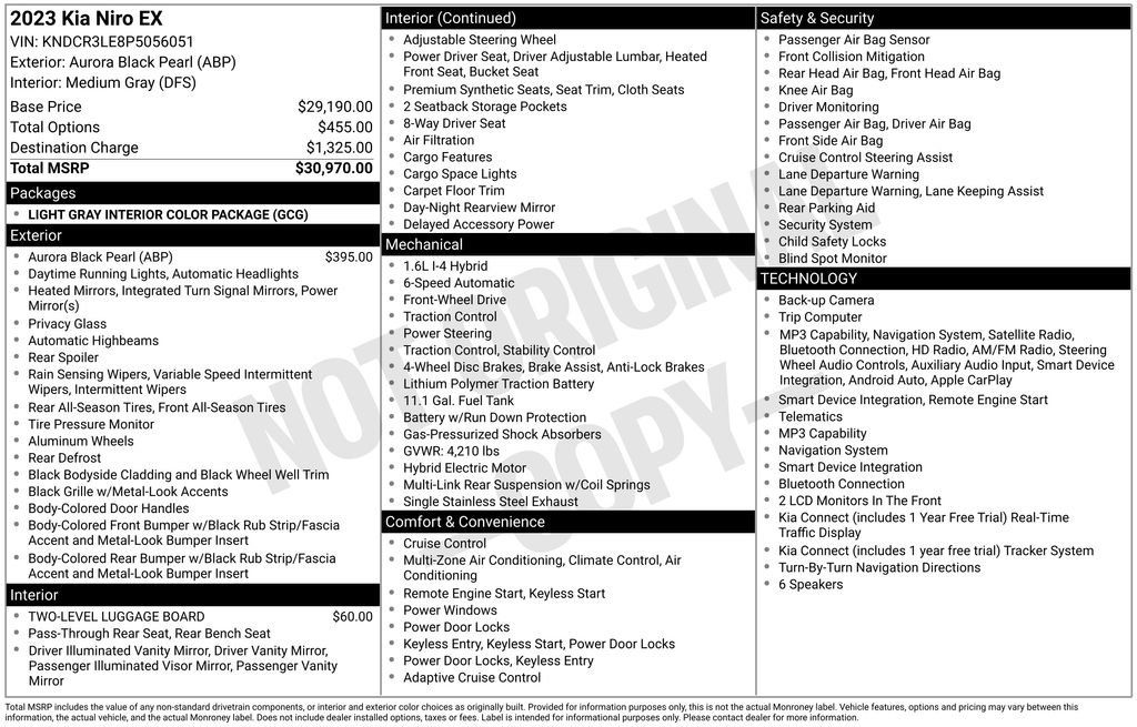 Certified 2023 Kia Niro EX FWD image 36