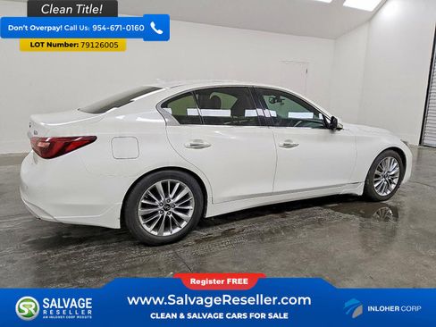 Used 2021 INFINITI Q50 Luxe w/ Cargo Package image 4