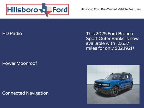 Used 2025 Ford Bronco Sport Outer Banks w/ Outer Banks Tech Package+ image 6